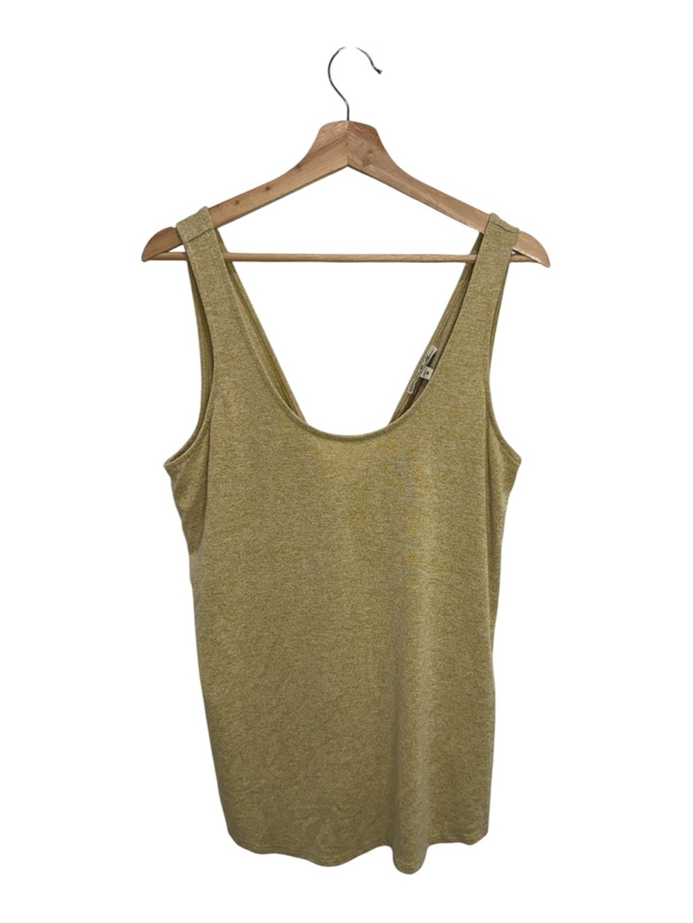 Vintage Express One Eleven Tank Top M Mustard Gold Y2K Grunge Boho Circa 2000s